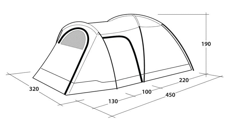 Outwell Cloud 5 Plus Tent 2025