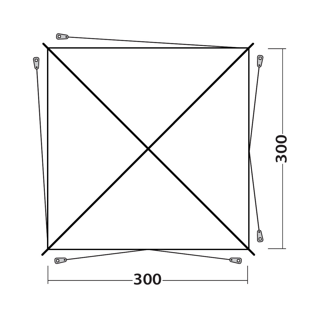  Outwell Fastlane 300 Shelter