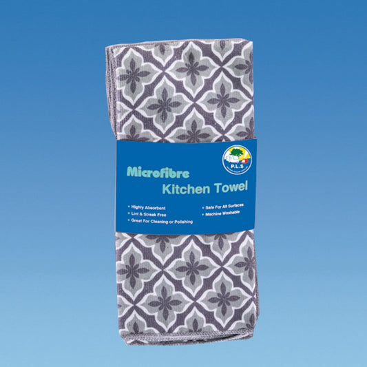  3 X Microfibre Kitchen Cloth 40x60 - GREY