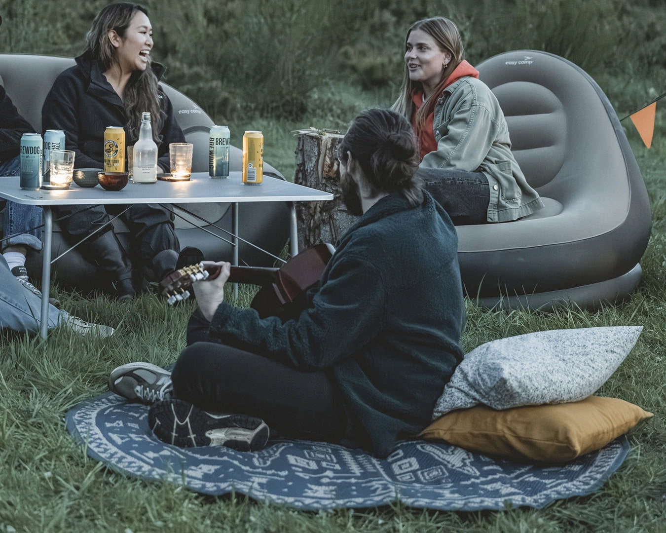  Easy Camp Bilberry Round Carpet