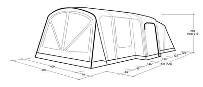  Outwell Vermont 7 Air Tent 2025