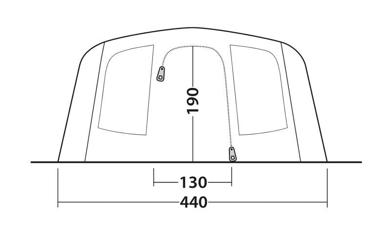  Outwell Tennessee 7 Air Tent 2025