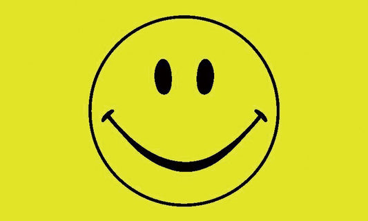  Happy Face Flag 5ft By 3Ft