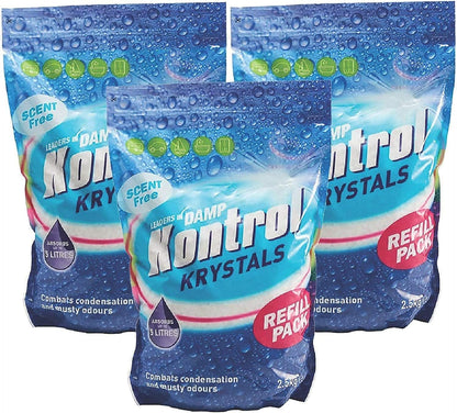 3 X Kontrol Krystals 2.5kg Refill Pack
