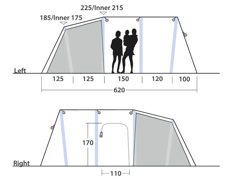  Outwell Montana 6 Air Tent 2025
