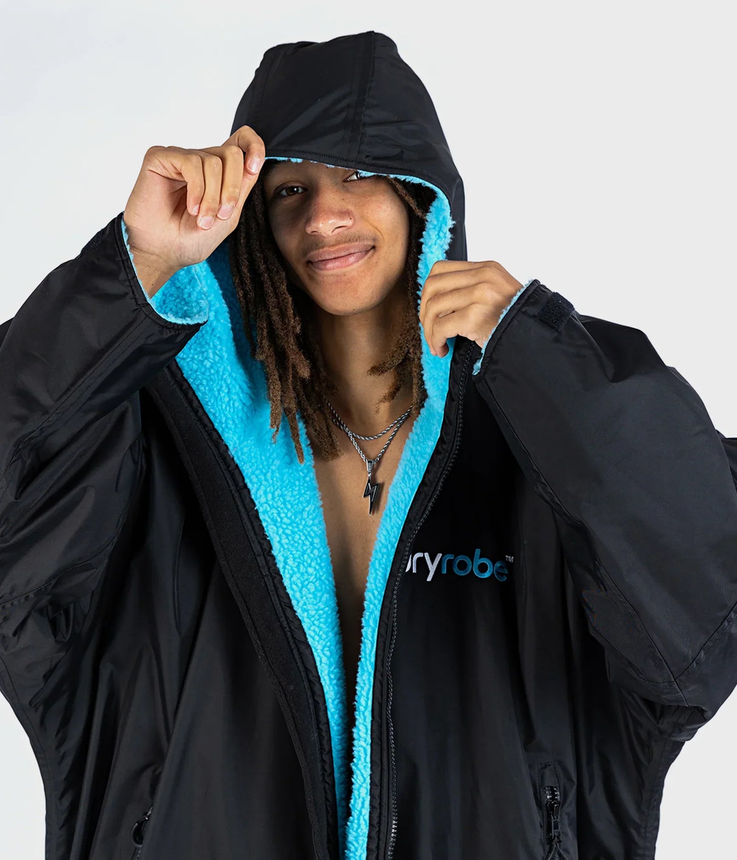  Dryrobe Advance Long Sleeve BLACK BLUE - RECYCLED