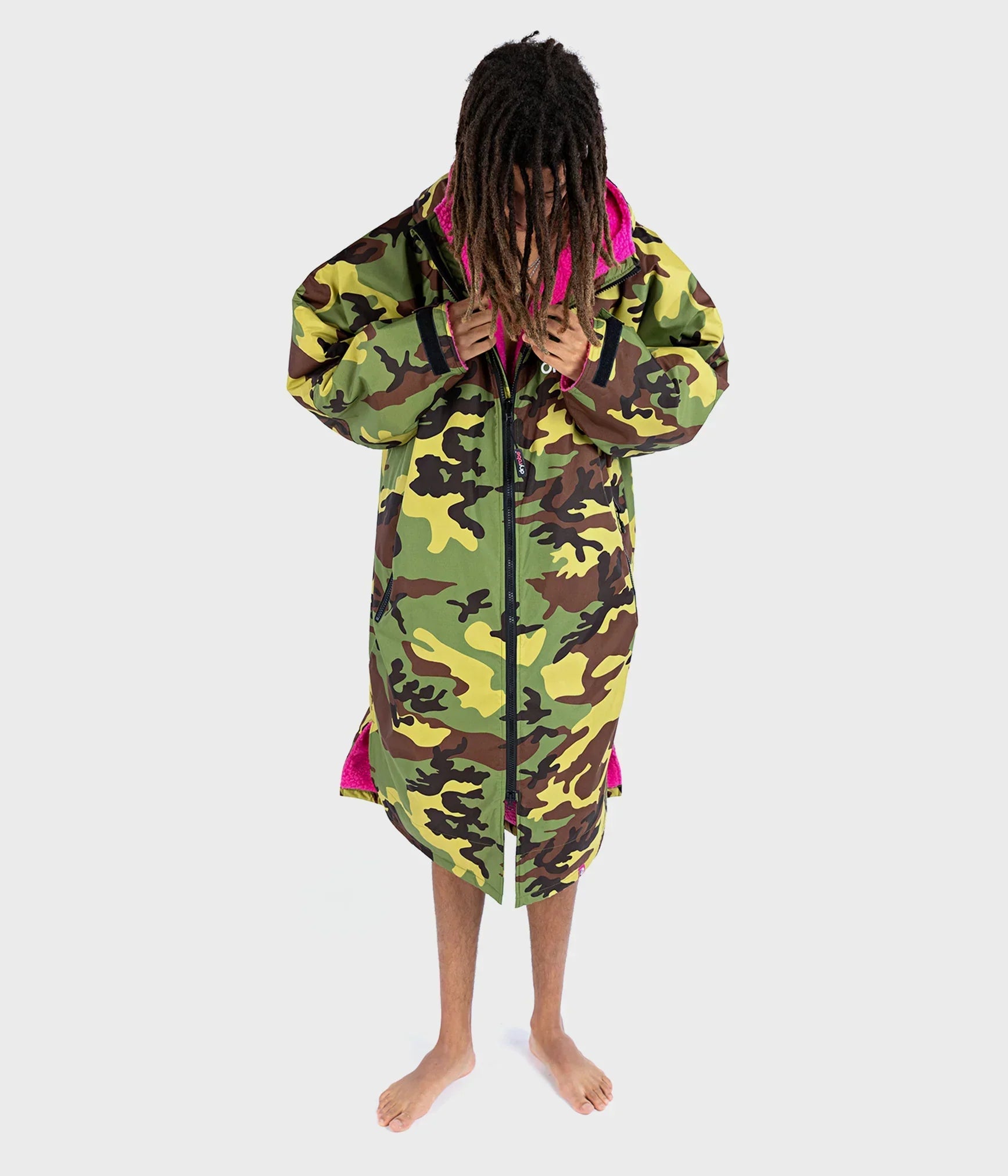  Dryrobe Advance Long Sleeve Camouflage Pink - RECYCLED
