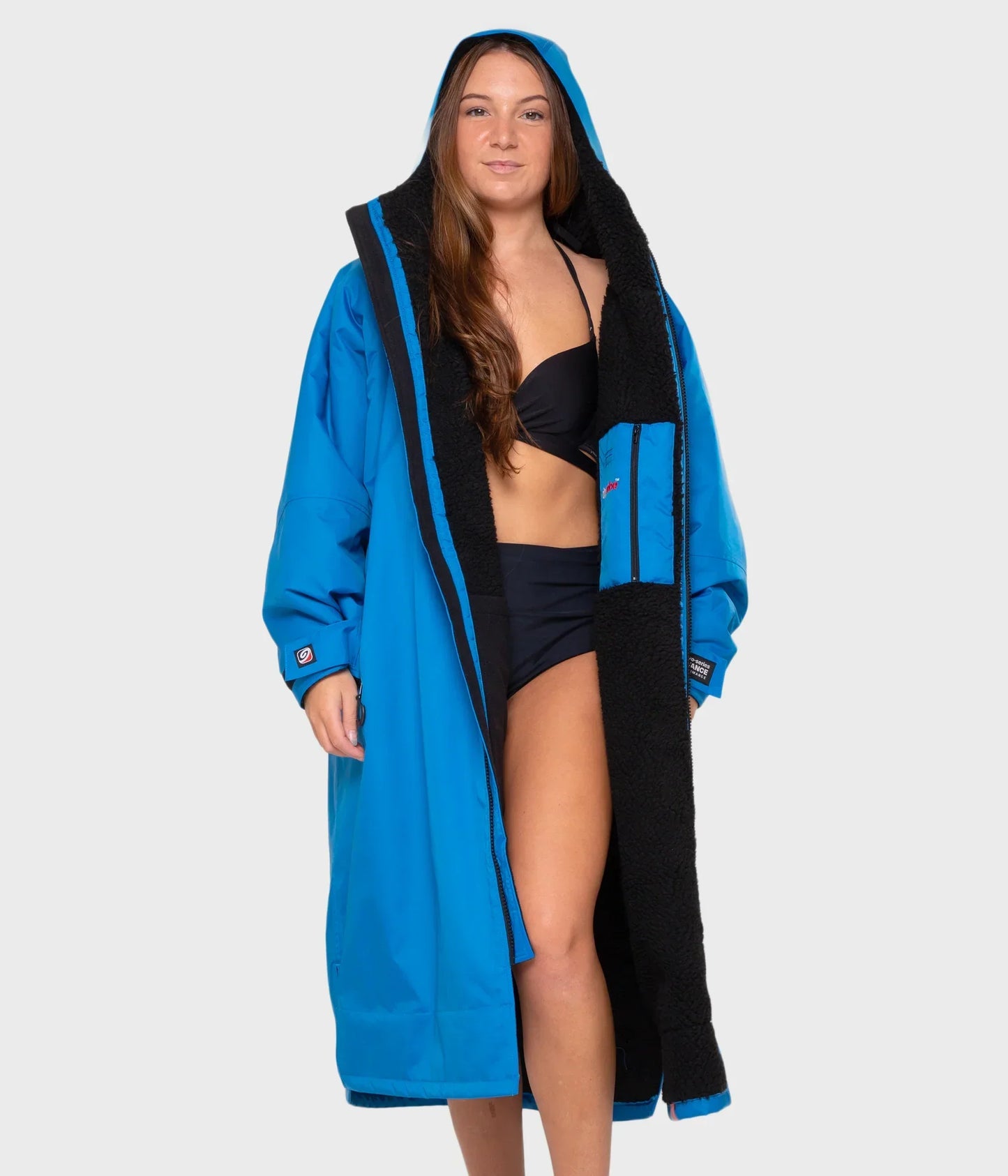  Dryrobe Advance Long Sleeve Cobalt Blue - RECYCLED