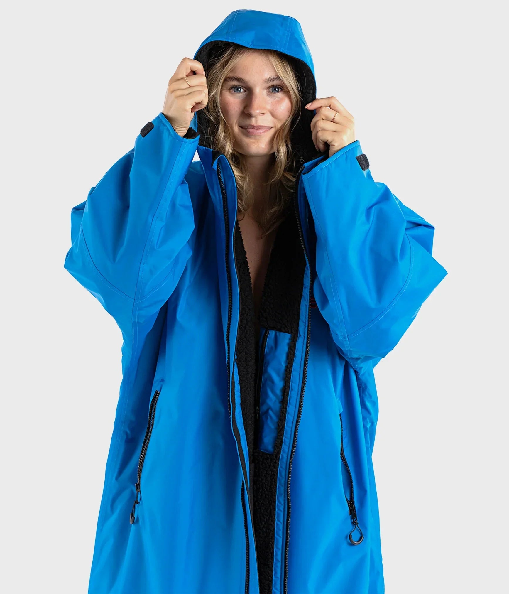  Dryrobe Advance Long Sleeve Cobalt Blue - RECYCLED