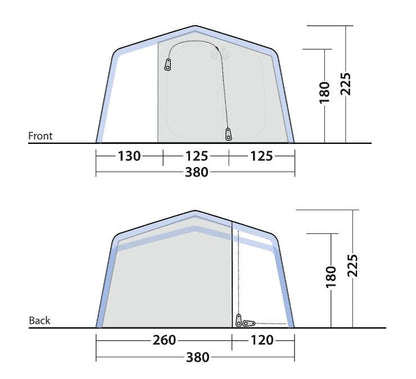  Outwell Michigan 4 Air Tent - 2025