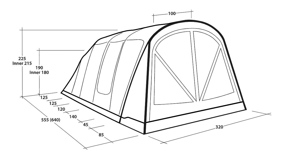  Outwell Florida 5 Air Tents - 2025