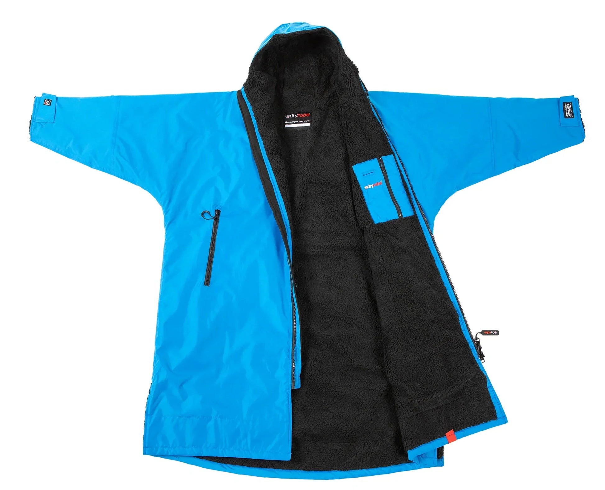  Dryrobe Advance Long Sleeve Cobalt Blue - RECYCLED