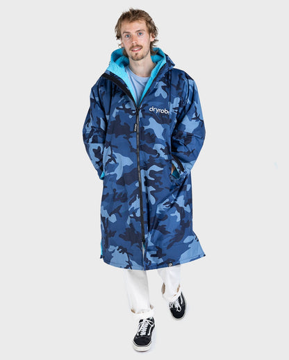  Dryrobe Advance Long Sleeve Blue Camo Blue