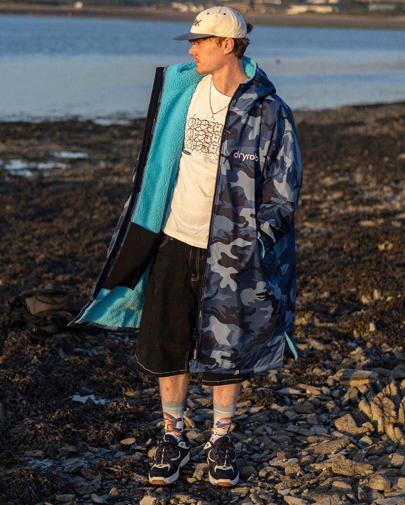  Dryrobe Advance Long Sleeve Blue Camo Blue