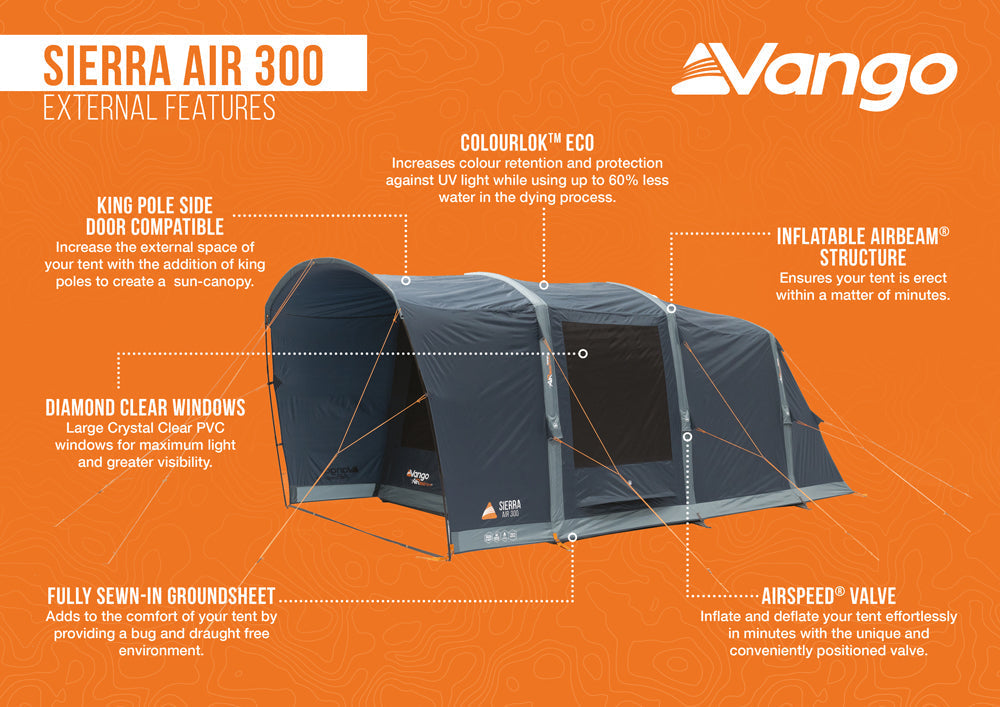  Vango Sierra Air 300 Tent