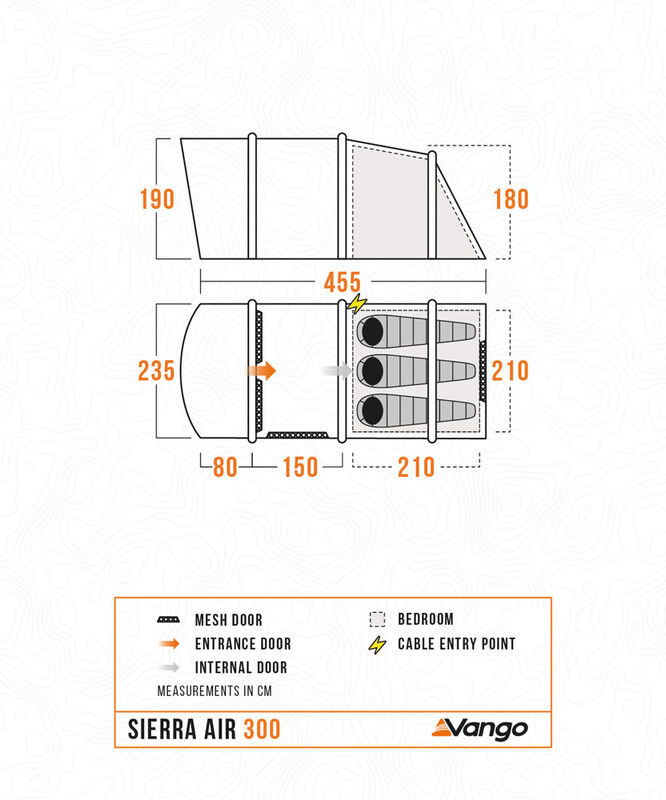  Vango Sierra Air 300 Tent