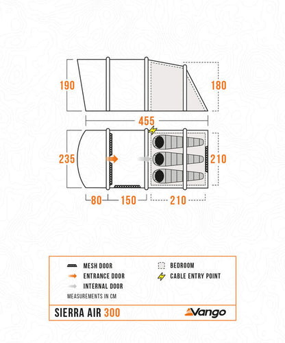  Vango Sierra Air 300 Tent