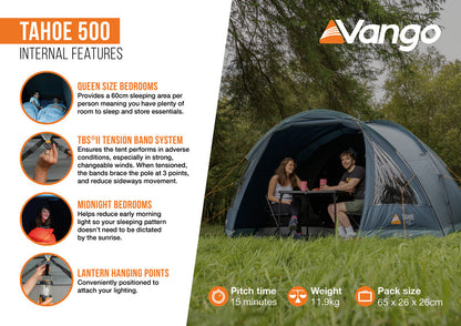  Vango Tahoe 500 Tent