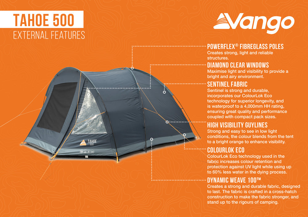  Vango Tahoe 500 Tent
