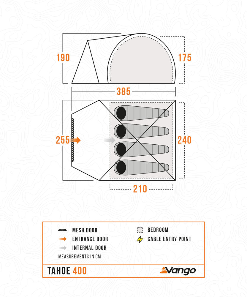  Vango Tahoe 400 Tent
