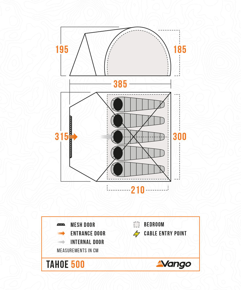  Vango Tahoe 500 Tent