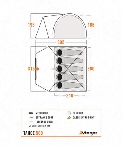  Vango Tahoe 500 Tent