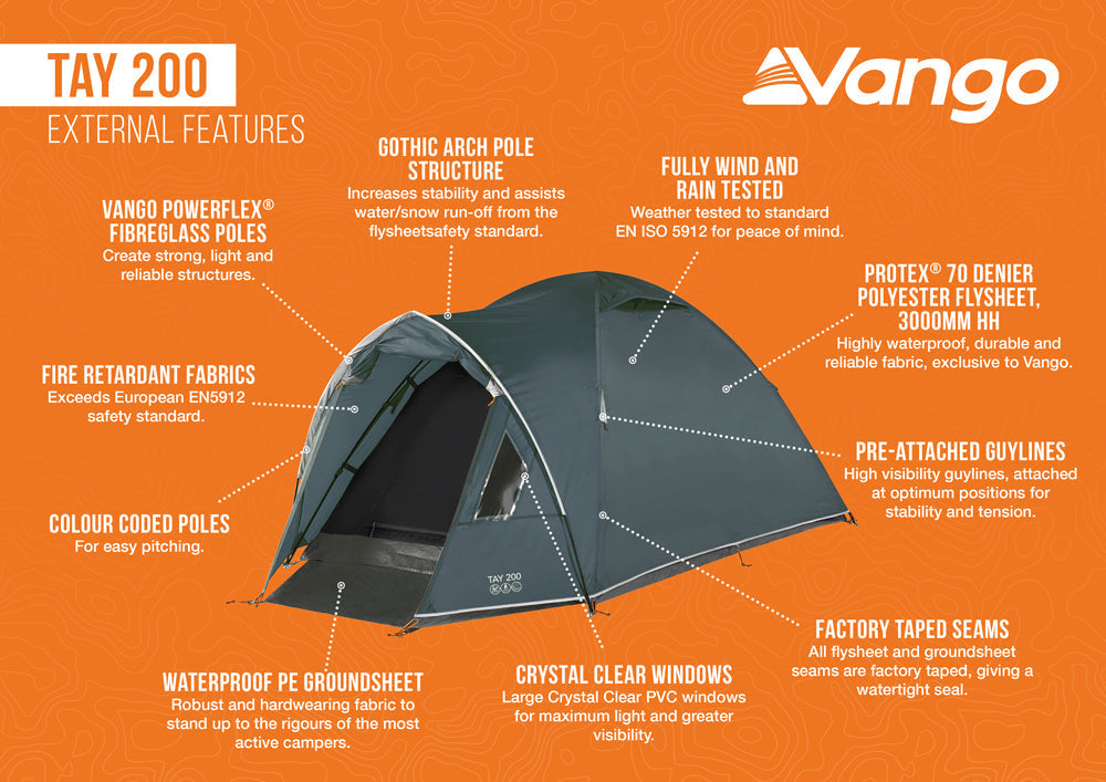  Vango Tay 200 Tent 2025