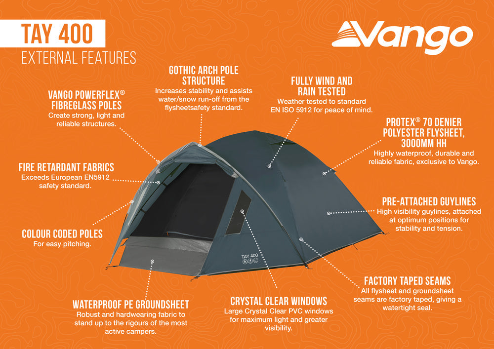  Vango Tay 400 Tent 2025
