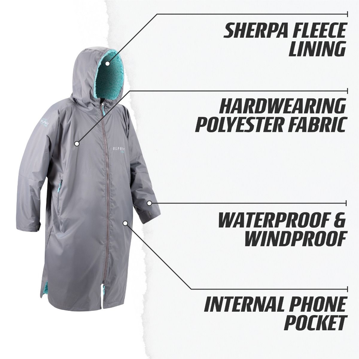  Osprey Changing Robe Grey