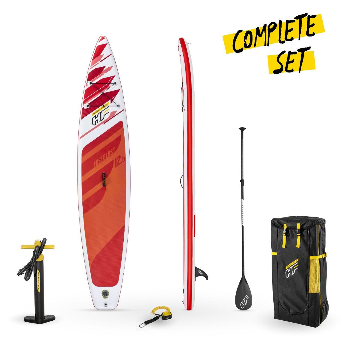 Bestway HydroFrorceFastblast Tech - 12’6ft SUP Inflatable Stand Up Paddle Board