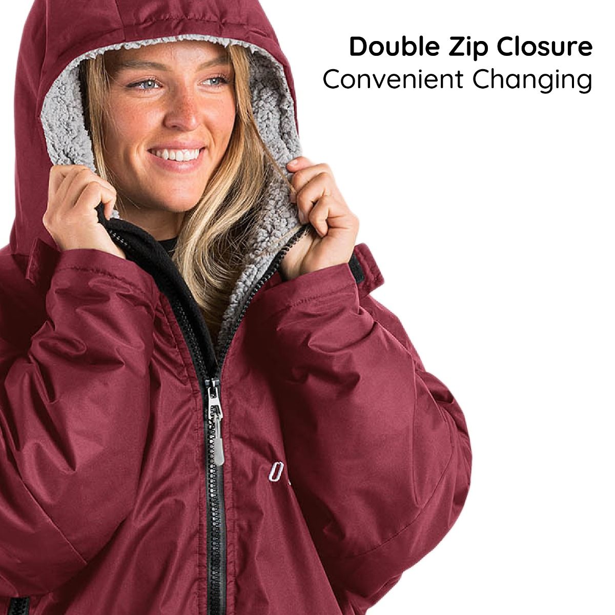  Osprey Unisex Changing Robe Maroon