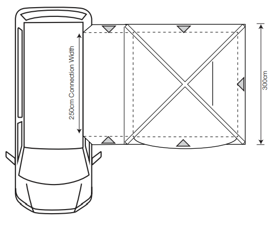  Outdoor Revolution Cayman Air Low Drive Away Awning 2025