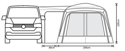  Outdoor Revolution Cayman Air Low Drive Away Awning 2025