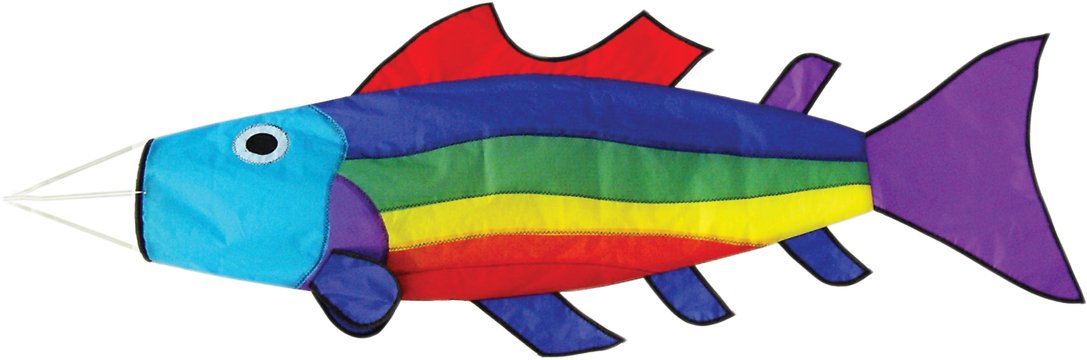  Rainbow Fish Windsock