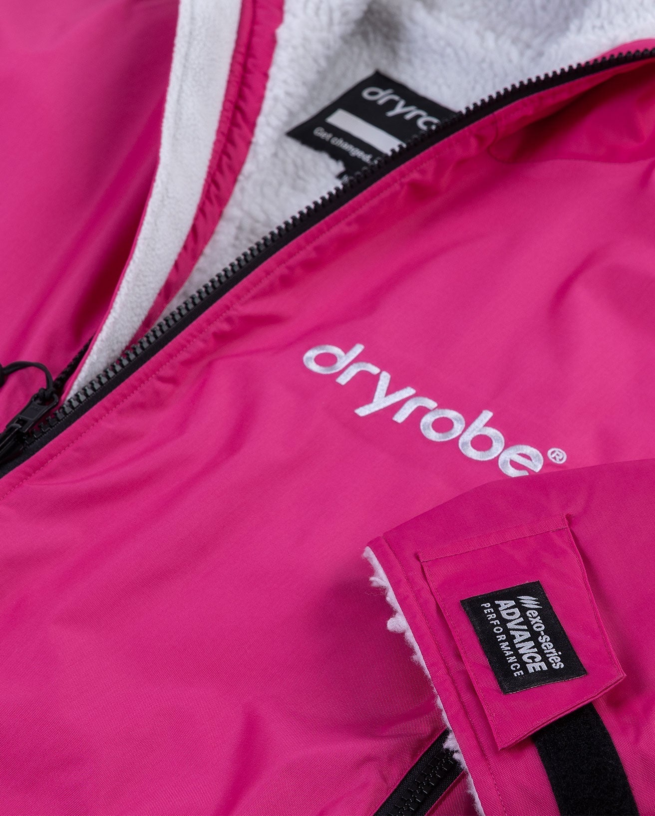  Dryrobe Advance Long Sleeve Hot Pink / Grey