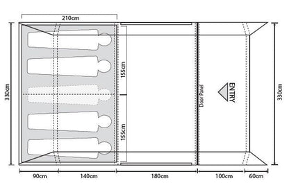  Outdoor Revolution Atom 500 Air Tent