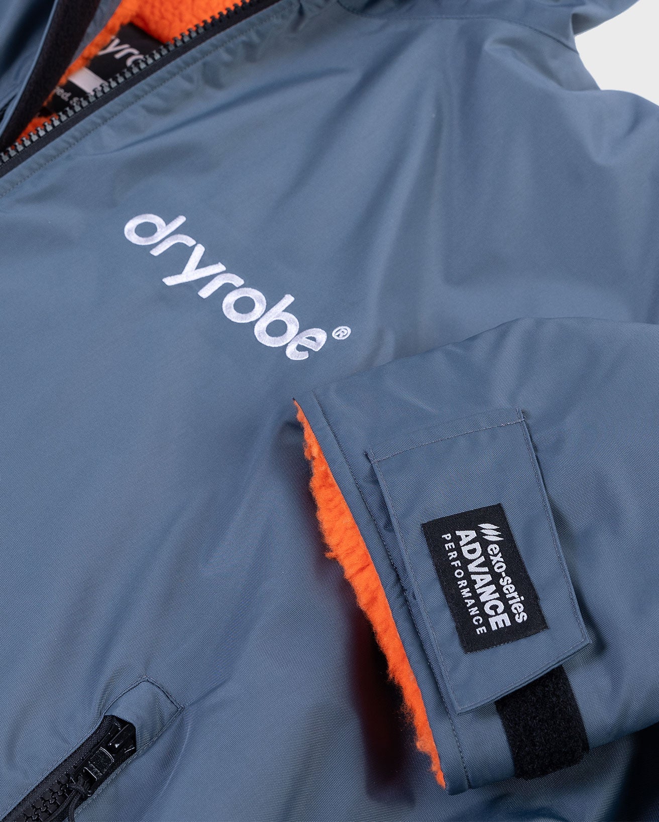  Dryrobe Advance Kids Long Sleeve Dark Grey / Orange