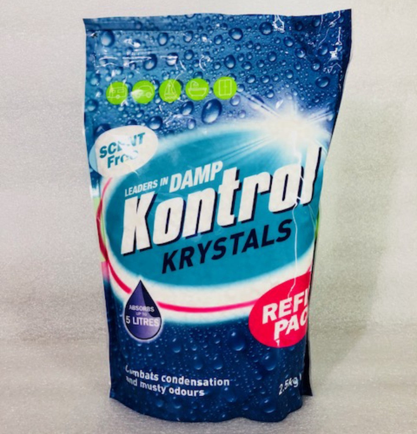  5 X Kontrol Krystals 2.5kg Refill Pack