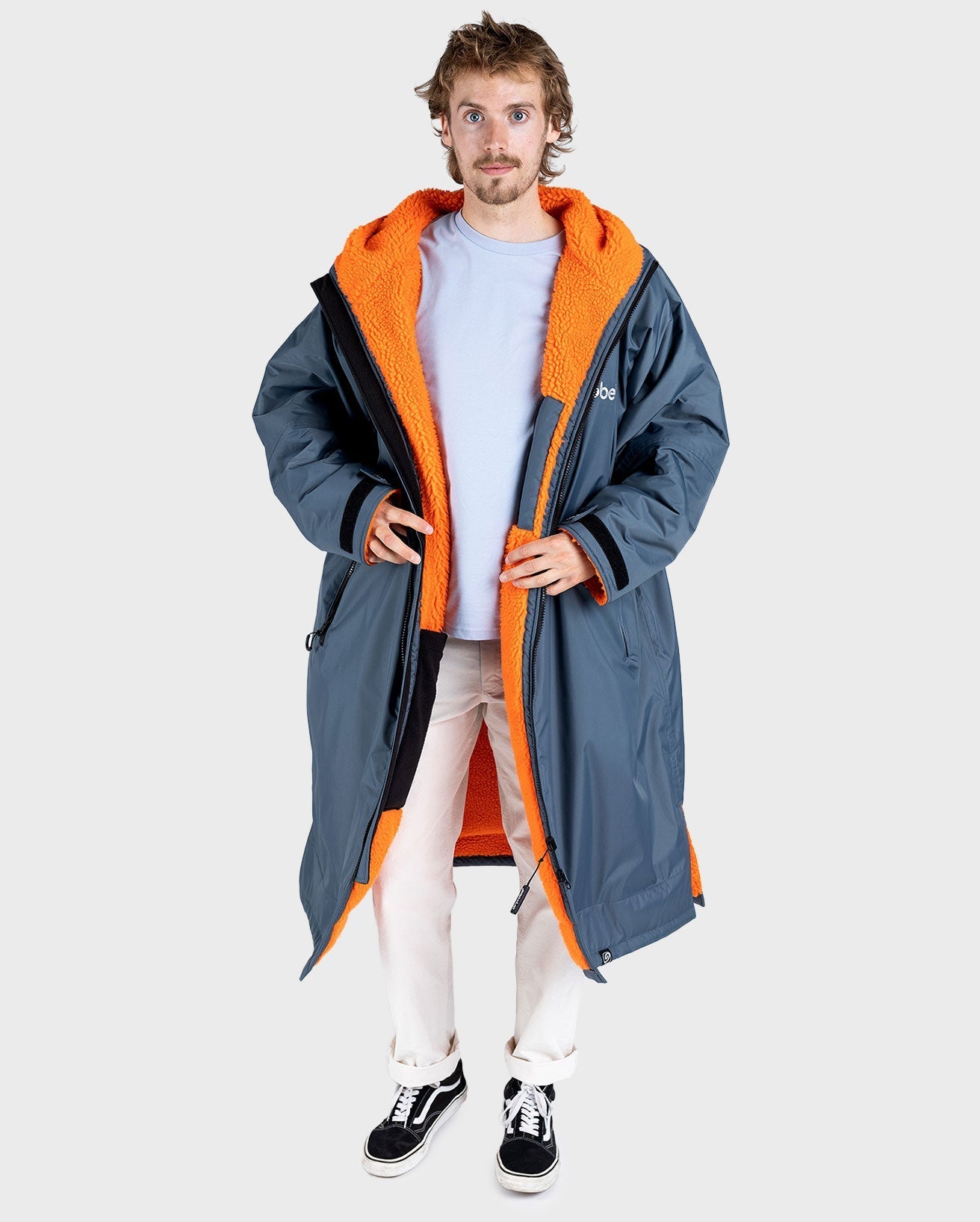 Dryrobe Advance Long Sleeve Dark Grey / Orange