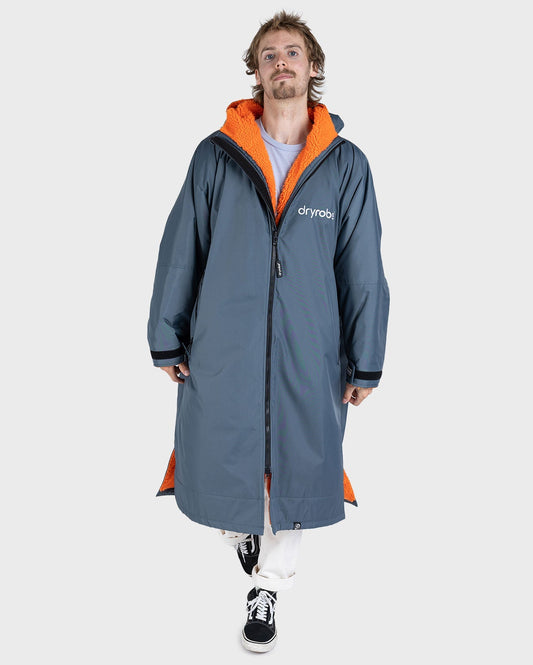  Dryrobe Advance Long Sleeve Dark Grey / Orange