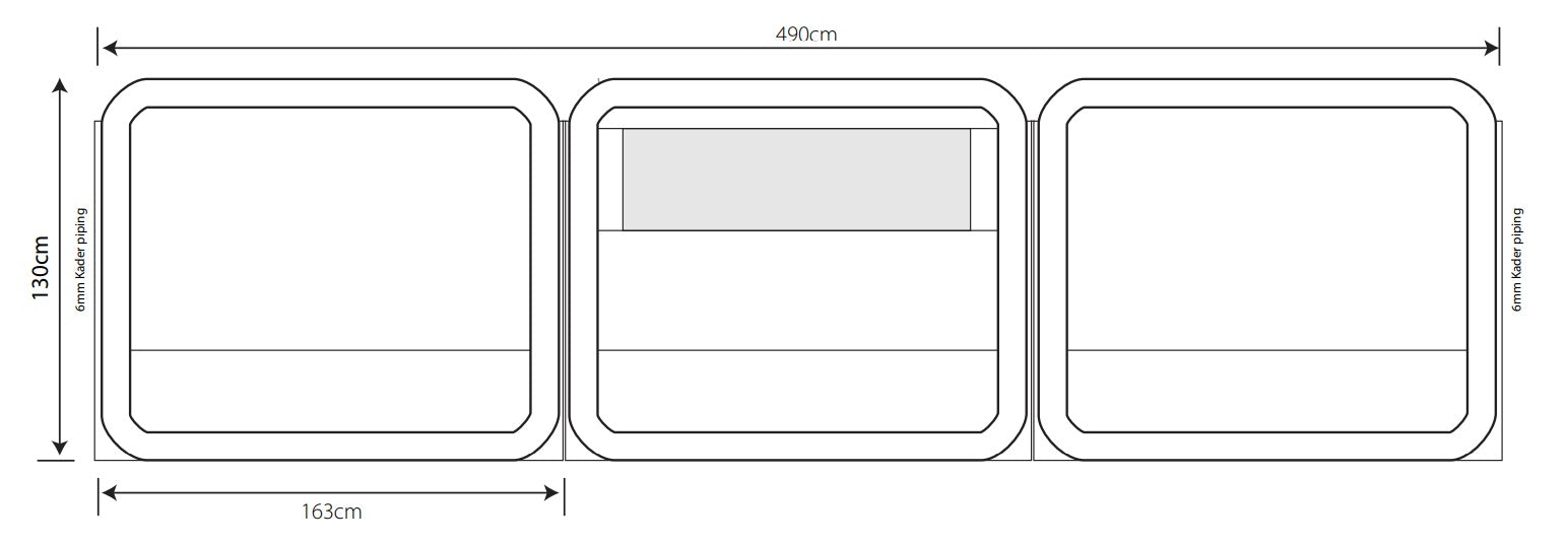  Outdoor Revolution Oxygen 3 Panel Windbreak