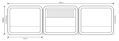  Outdoor Revolution Oxygen 3 Panel Windbreak